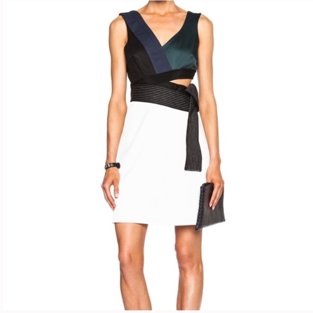 3.1 Phillip Lim judo belted cutout dress